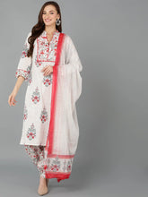 Women Cotton Printed Floral Kurta Salwar